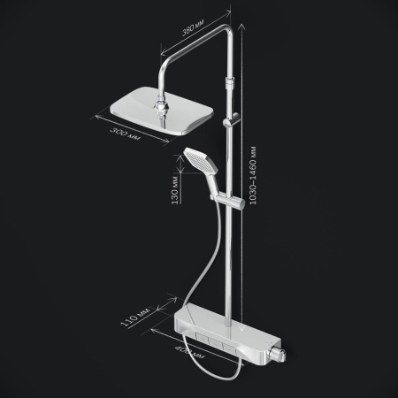 Душевая система AM.PM F078F700 Func