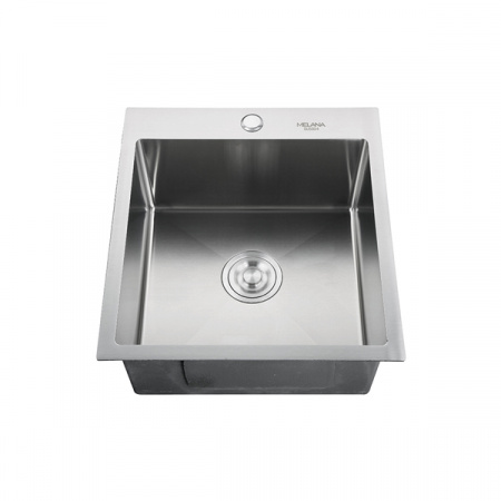 Мойка Melana H48544 ProfLine 3,0/200 САТИН врезная прямоугольная с коландером H48544