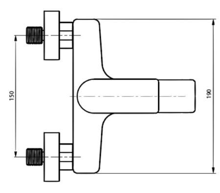 Смеситель для ванны Ahti Sipoo SB405001