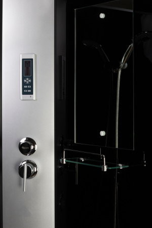 Душевая кабина Niagara Classic NG-2510-14LBKTG (120х80х210) высокий поддон(40см),стекло тонированное