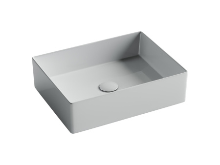 Раковина накладная прямоугольная Ceramicanova Element 361*471*130, белый, CN6069