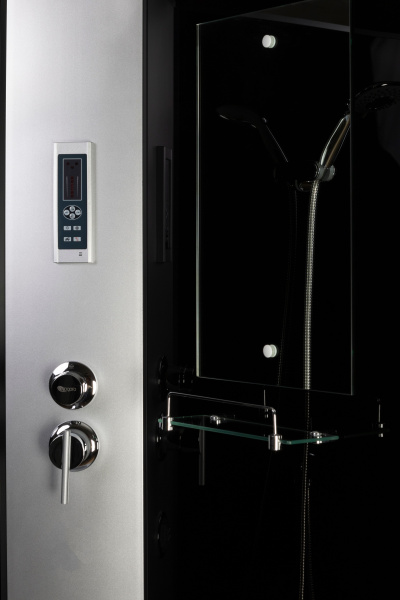 Душевая кабина Niagara Classic NG-2510-14LBKTG (120х80х210) высокий поддон(40см),стекло тонированное