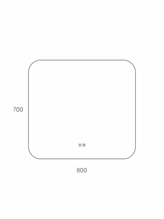 Зеркало Taliente Zled TA-Zled-B8070a 80х70 LED