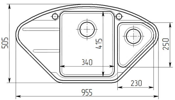 Кухонная мойка Gran-Stone GS 14 331 белая