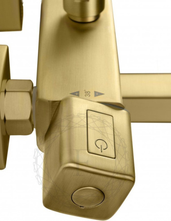 Душевая система FILARETE FL2050 с термостатом (Матовое золото)