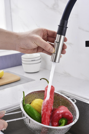 Смеситель для кухни Paulmark HALT Ha214021-Ni, никель