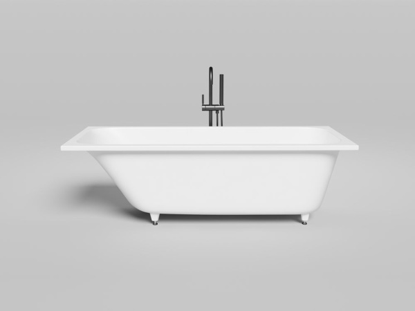 Ванна встраиваемая Salini ORLANDA KIT 170x70 покраска по RAL полностью, S-Stone, матовый 102121MF