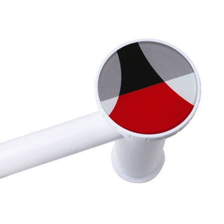 Смеситель для раковины Bronze de Luxe 9009W-R, белый/красный