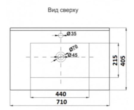 Тумба напольная Vela Мира 70Н под CeramaLux