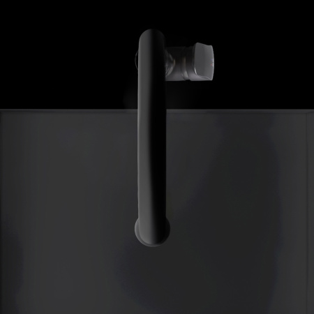 F8007822 Like, Смеситель для кухни AM.PM с каналом для питьевой воды и гибким изливом, черный