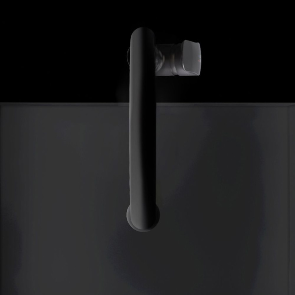 F8007822 Like, Смеситель для кухни AM.PM с каналом для питьевой воды и гибким изливом, черный