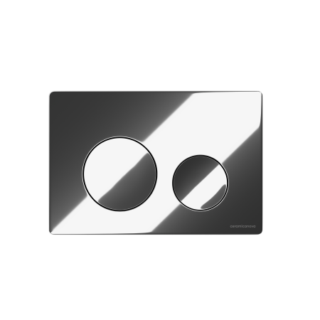 Система инсталляции для унитазов CERAMICANOVA Balance с кнопкой смыва Circle, цвет хром глянцевый, с креплениями, CN121001CH