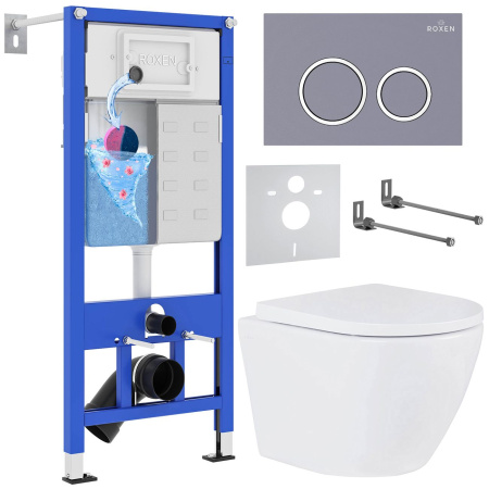 Комплект 6 в 1 Roxen StounFix Dual Fresh 966055  (состоит из: 710200, Santi 410260DG, 530185-02)