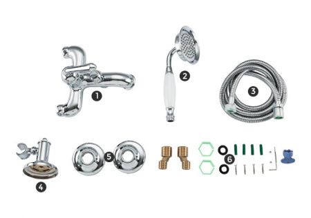 Смеситель для ванны Gappo G3288