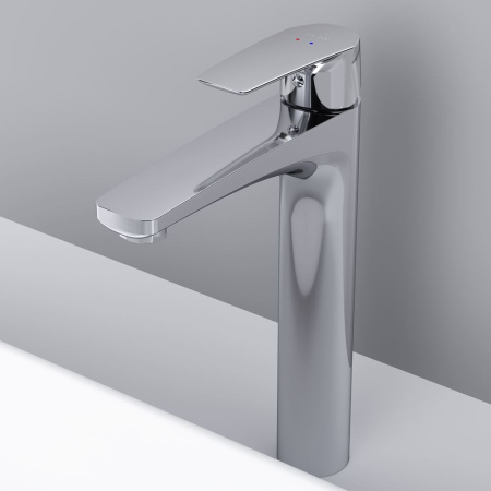 F90E92200 Gem Смеситель для умывальника AM.PM высокий с д/к, хром.