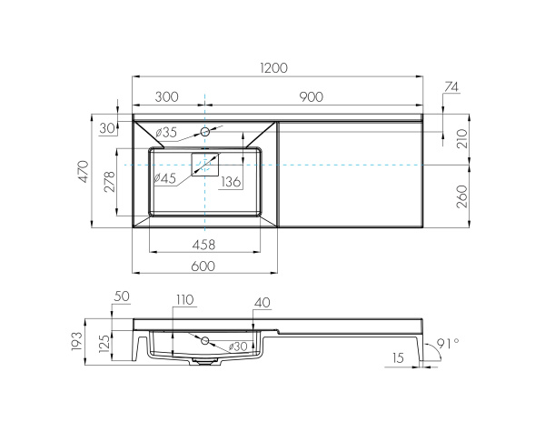 Раковина AQUATON Сакура 120 1A71893KSK010