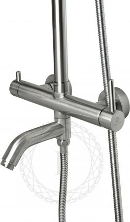 Душевая система FILARETE Roun FL2020 (Никель)