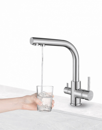 Смеситель для кухни Paulmark ESSEN Es213011-CR, хром