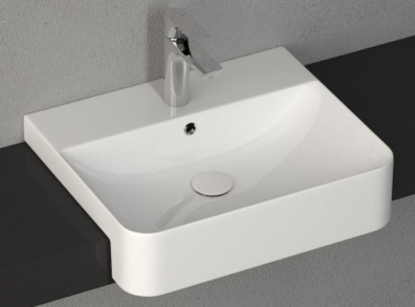 Раковина ISVEA Sott'Aqua накладная 590*490*163 1 цвет белый 10SQ51058SV