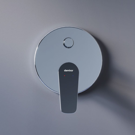 777100000 Jupiter Смеситель для душа Damixa монтируемый в стену, хром