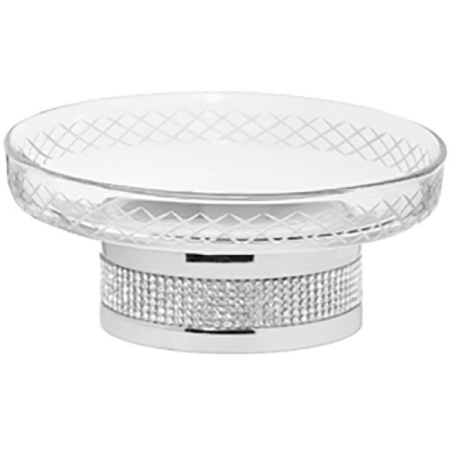Мыльница Boheme Royal Cristal 10930-CR Хром