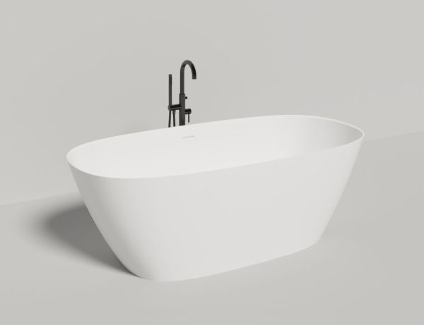 Ванна отдельностоящая Salini SOFIA 185x90 покраска по RAL полностью, S-Stone, матовый 102529MF