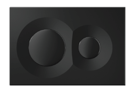 Кнопка смыва ISVEA Dome 54DM0104I для инсталляции Durezza цвет черный матовый 54DM0104I