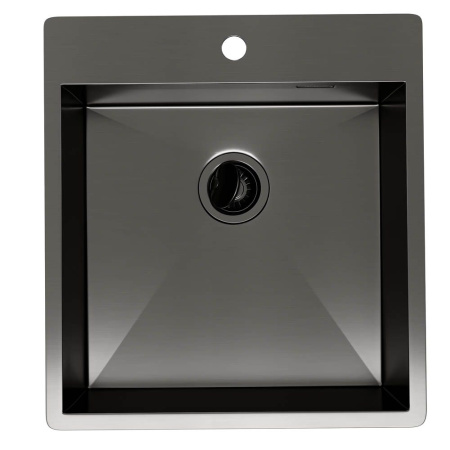 Кухонная мойка Reflexion Iseo RX2246BL оружейная сталь