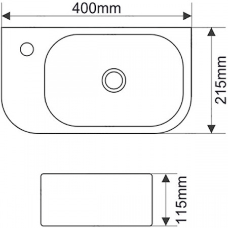 Раковина Melana MLN-78204R