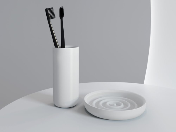 Мыльница Salini Gocce, черный, 1902201F