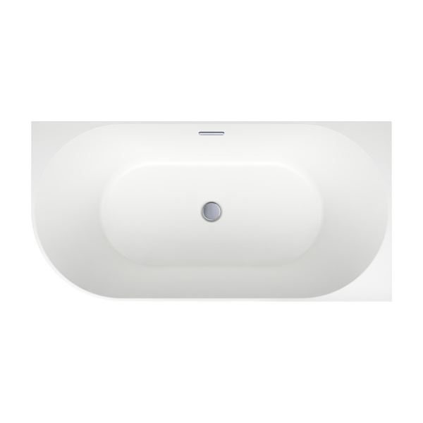 Акриловая ванна в наборе 4 в 1: пристенная ванна (правый разворот), каркас, экран, слив-перелив Wellsee Belle Spa 235702001