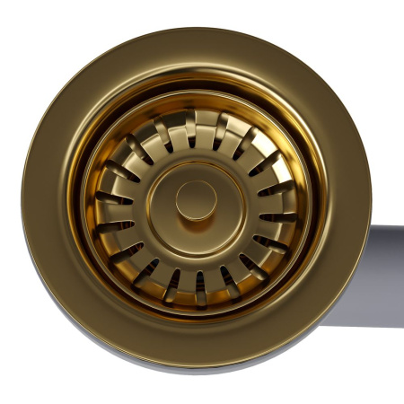 Выпуск для кухонной мойки Reflexion Part RX9003GD брашированное золото