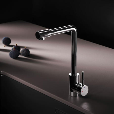 F85B05000 X-Joy S, Смеситель для кухни AM.PM с L-изливом, хром