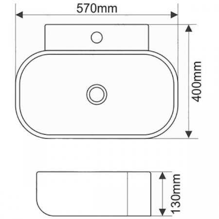 Раковина Melana MLN-T40152 (А171)