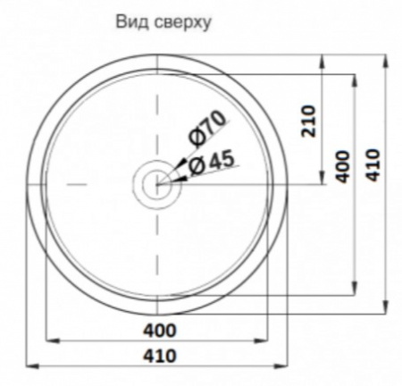 Раковина накладная CeramaLux 78217