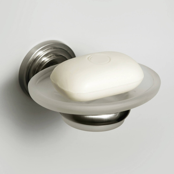 Комплект аксессуаров для ванной комнаты WasserKRAFT Ammer (подстаканник, мыльница, держатель, дозатор)