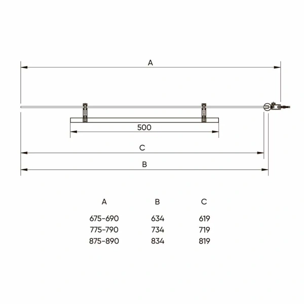 Шторка на ванну Veconi Palau PL-79, 800x1500, хром, стекло прозрачное, PL79-80-01-C4