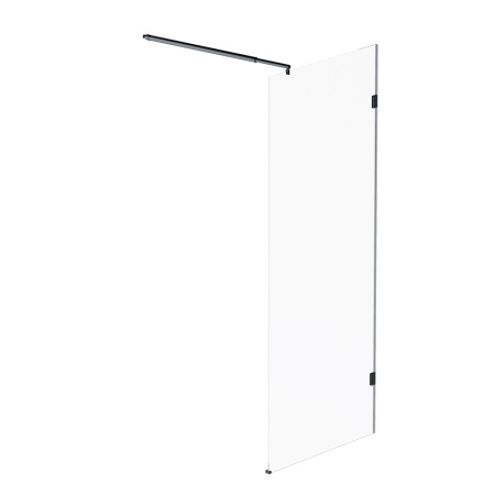 W94WI-80-F1-BTE Душевая перегородка AM.PM X-Joy 80x195, стекло прозр. 6 мм + покрытие, фурнитура черный