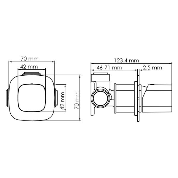 Смеситель для душа Wasserkraft Naab 8651