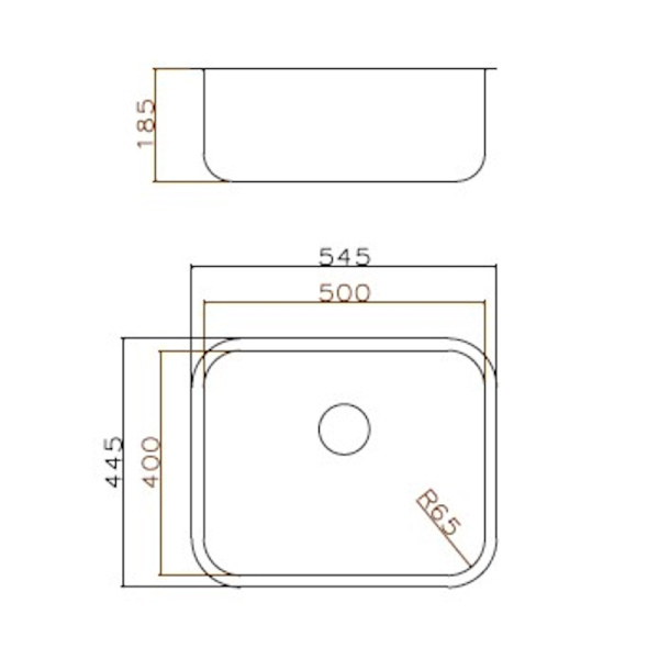 Кухонная мойка Grandex Aqua Select 200336, сатин