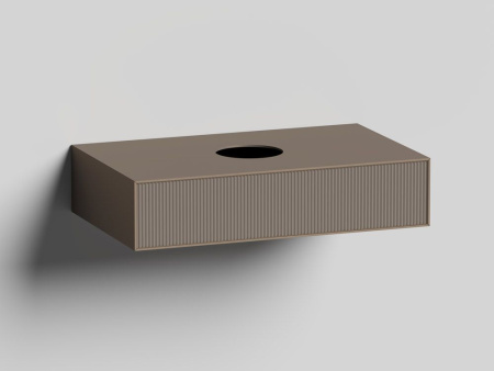 Подвесной модуль Salini Armonia 900x200 с вырезом под сифон, бронза, 27A.1.900.200.14.1