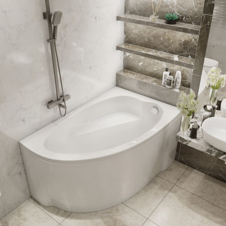Комплект Акриловая ванна TIMO IVA1610R 160*100*70+Каркас + Слив-перелив