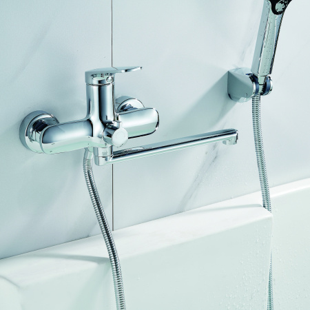 Смеситель для ванны Shevanik S8502, хром