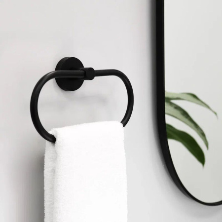 Зеркало с подсветкой LED Fixsen FX-3080B овальное 40х80 см, черное