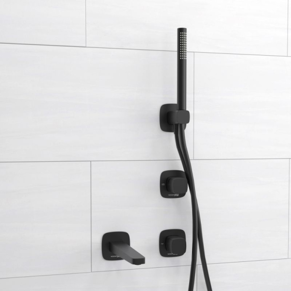 Встраиваемый комплект для ванны WasserKRAFT с лейкой и изливом A9151.264.315.327.242.217