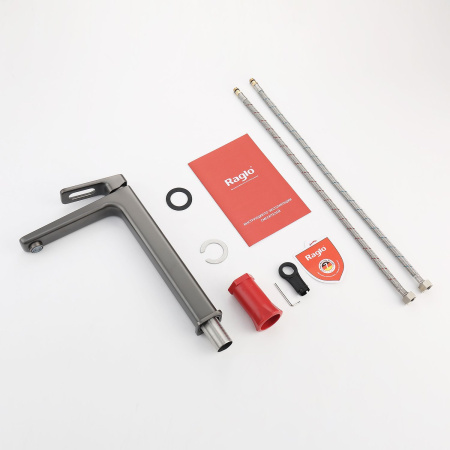 Смеситель для раковины Raglo R51.15.09, графит