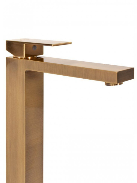 Cмеситель для раковины Высокий Hansberge H2070 Бронза