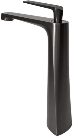 Cмеситель для раковины Высокий Hansberge H2068 Графит