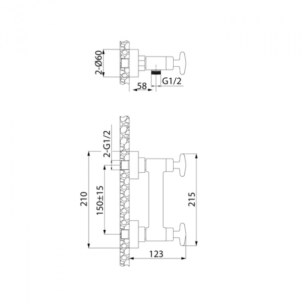 Смеситель для душа IDDIS Acros ACRSB00i03WA