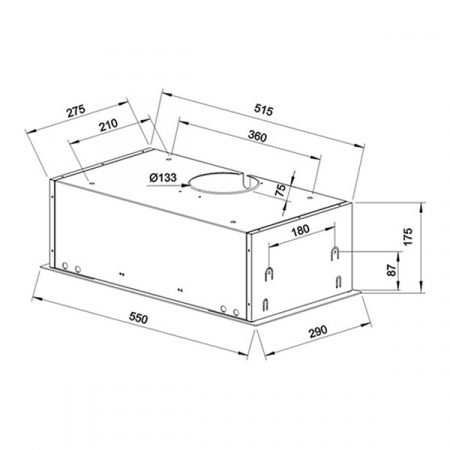 Кухонная вытяжка TEKA GFG2 INOX